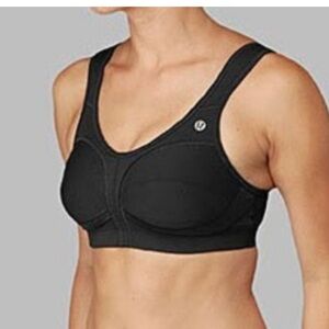 lululemon athletica Black The Bus Stops Here Sports Bra size 34C